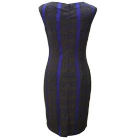 Alex Evenings Blue and Black Cocktail Dress size 6 - Picture 2 of 3